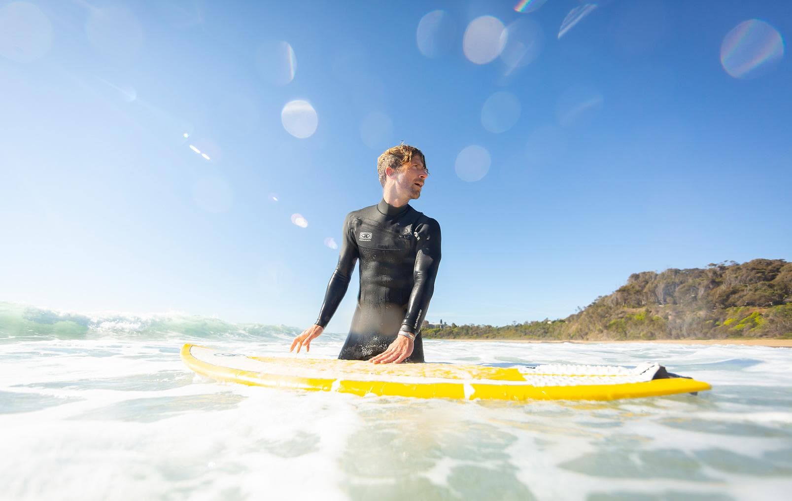 surfing man